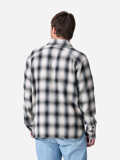 Crosscut Flannel Cream/Black Plaid