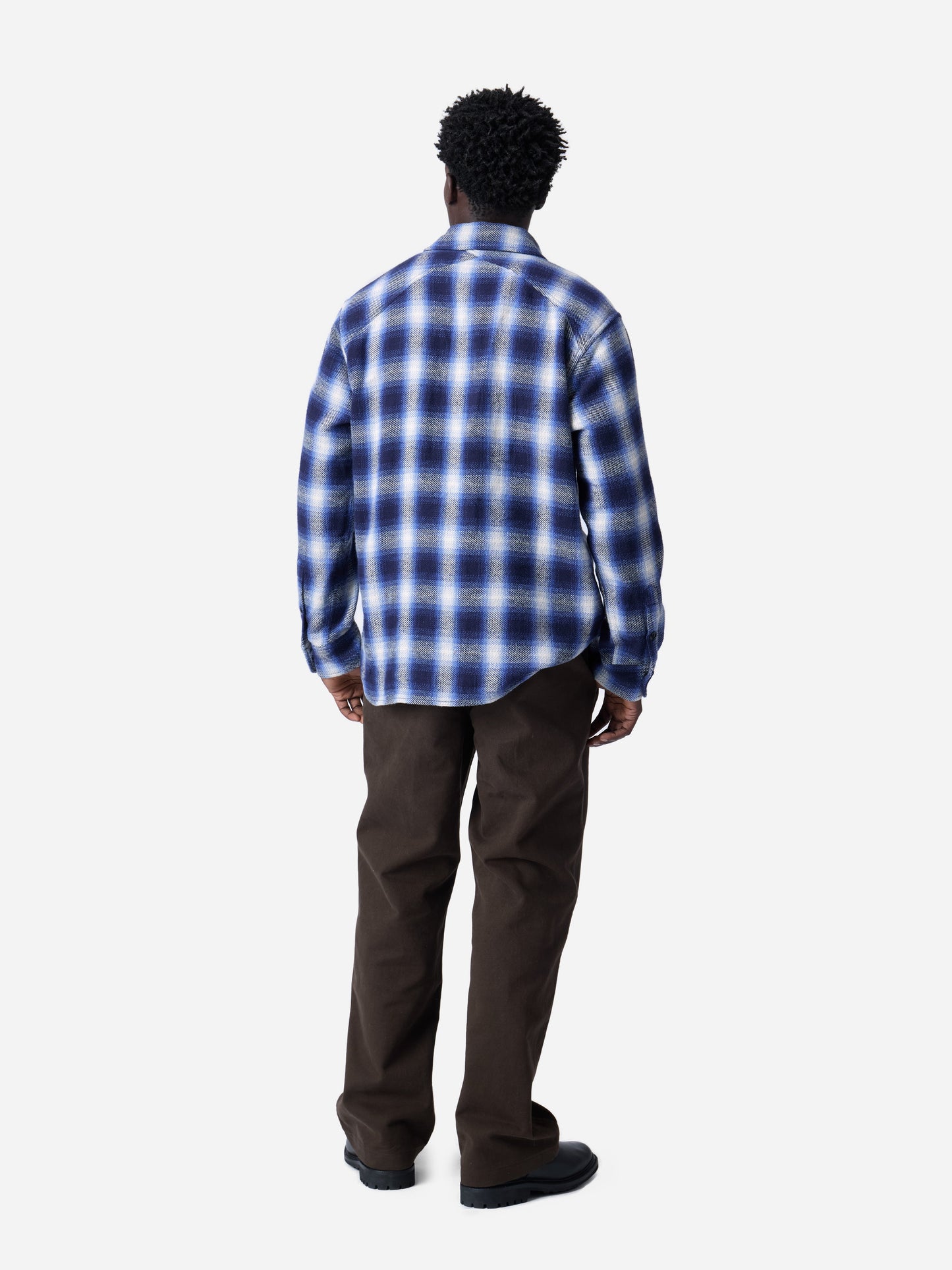 Crosscut Flannel Royal Blue Plaid