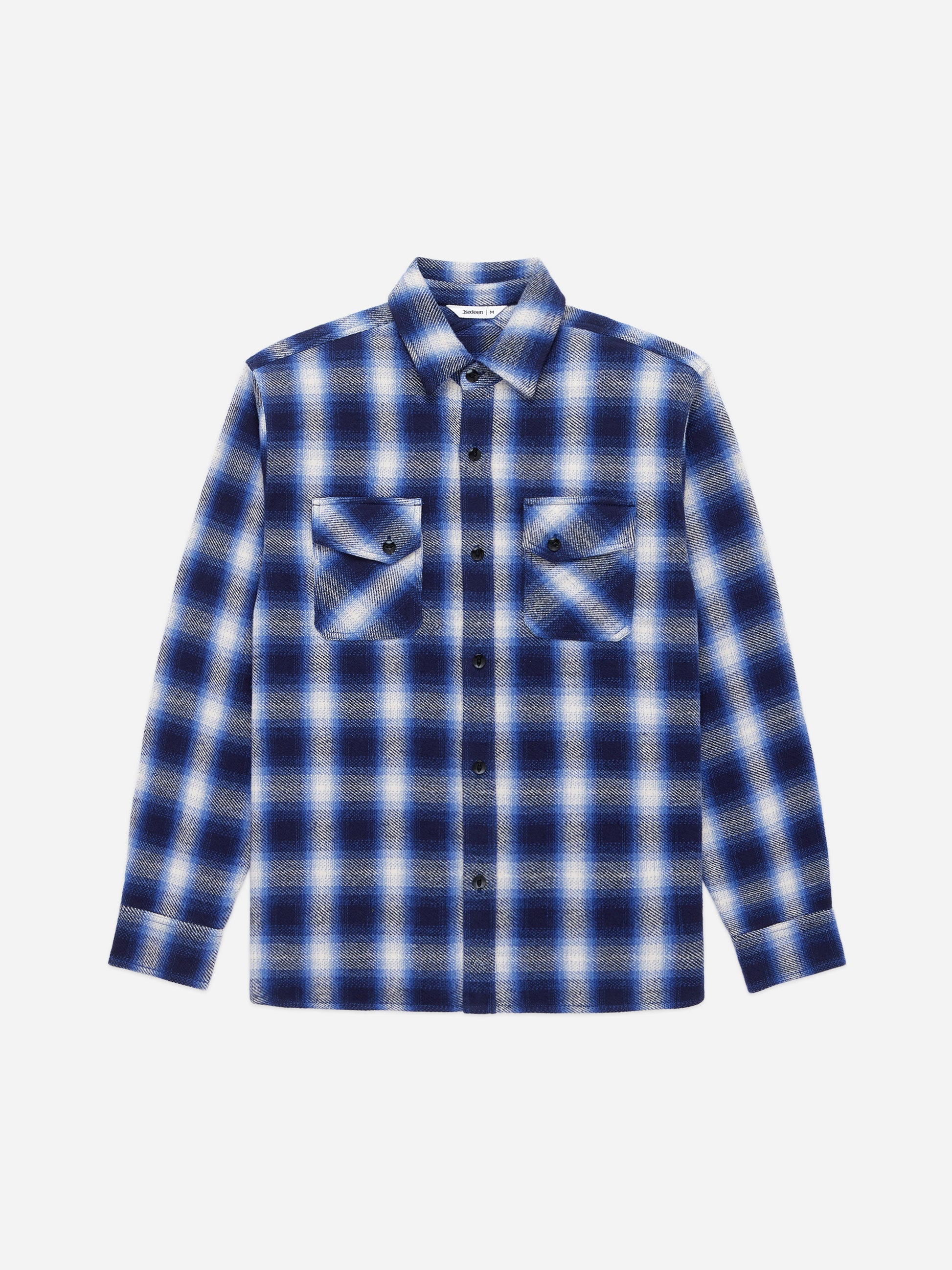 Crosscut Flannel Royal Blue Plaid