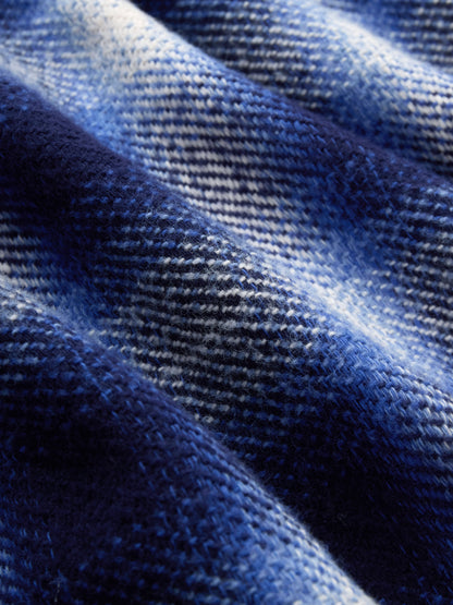 Crosscut Flannel Royal Blue Plaid