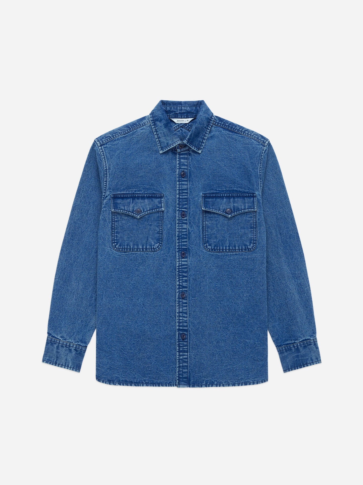 USN Overshirt Stonewashed Indigo Canvas