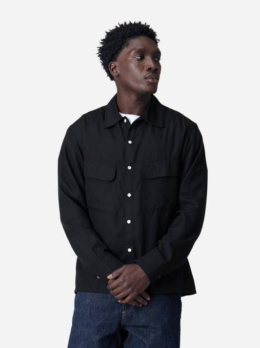 Western Overshirt Black
