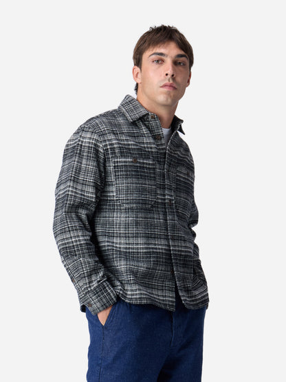 Utility Flannel Static Plaid