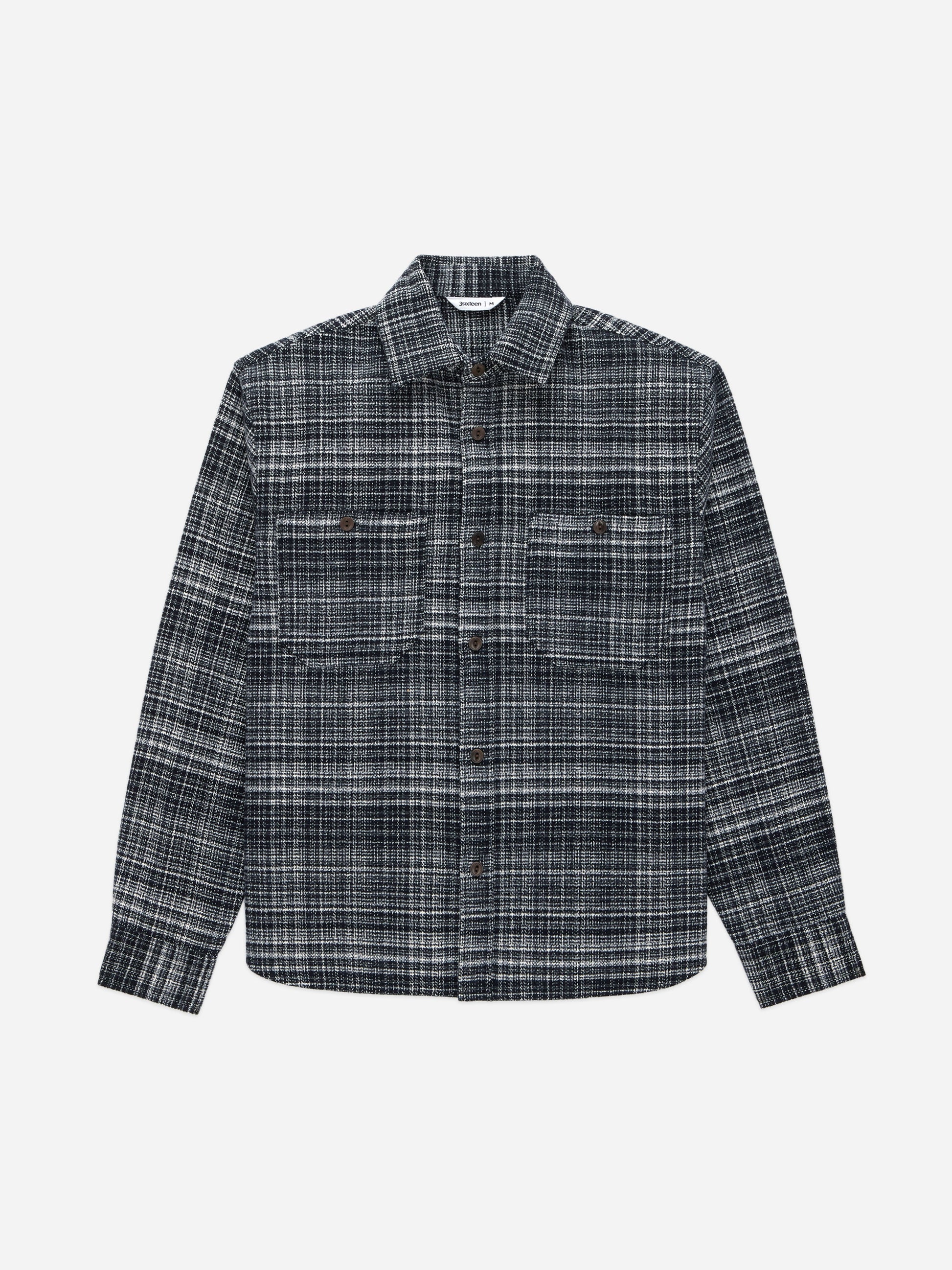 Utility Flannel Static Plaid