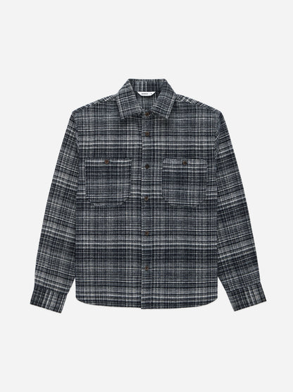 Utility Flannel Static Plaid