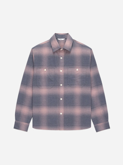 Utility Flannel Mauve Ombre