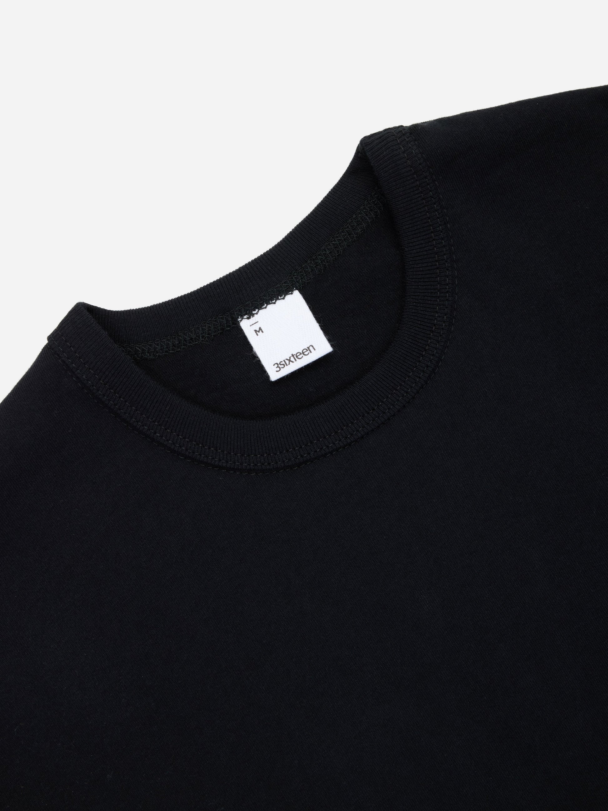 Heavyweight Boxy T-shirt Black