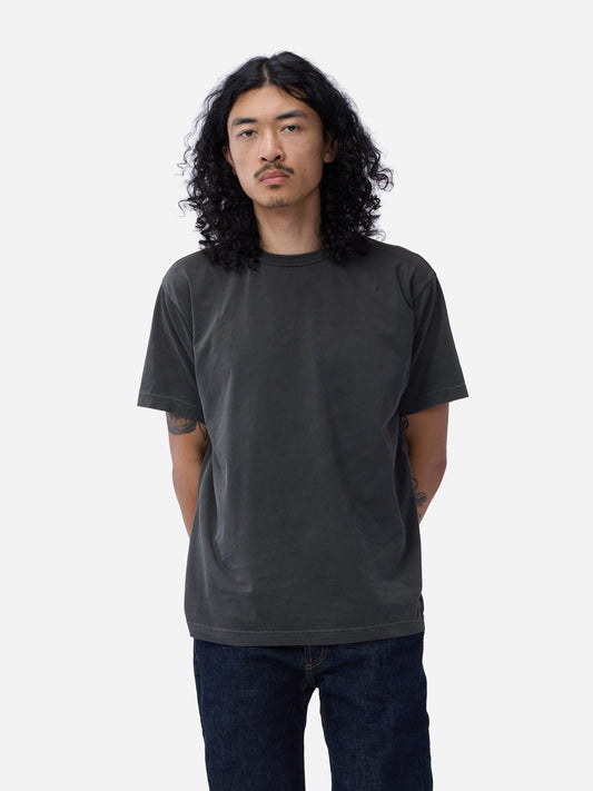 Garment Dyed Pima T-shirt Smoke