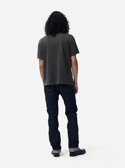Garment Dyed Pima T-shirt Smoke