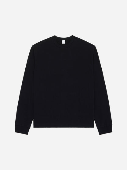 Heavyweight Boxy Long Sleeve T-shirt Black