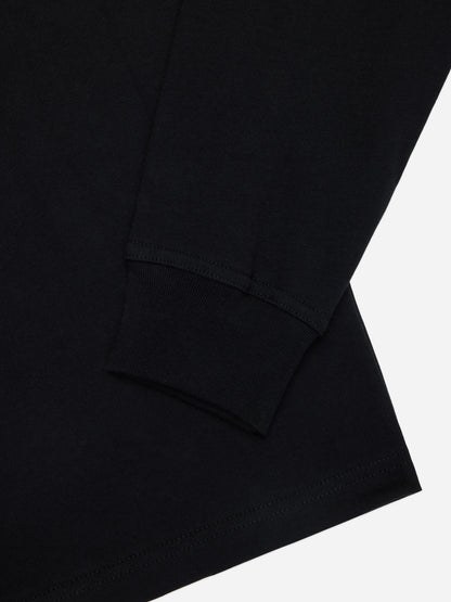 Heavyweight Boxy Long Sleeve T-shirt Black