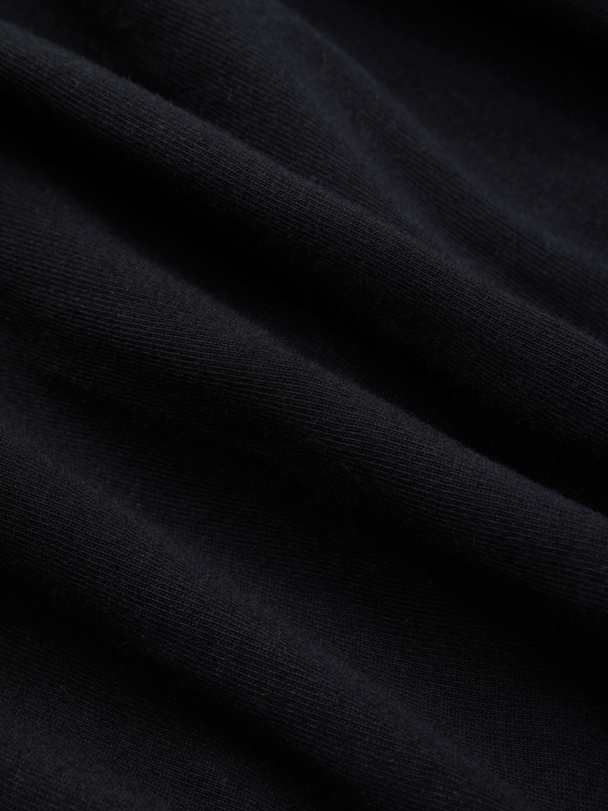Heavyweight Boxy Long Sleeve T-shirt Black