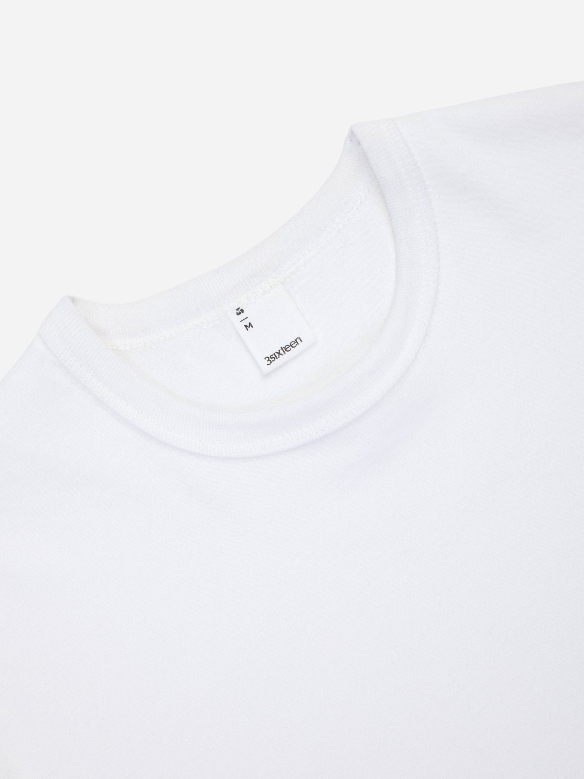 Heavyweight Boxy Long Sleeve T-shirt White