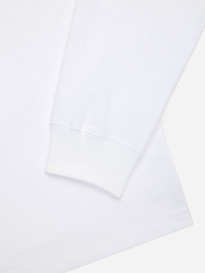 Heavyweight Boxy Long Sleeve T-shirt White