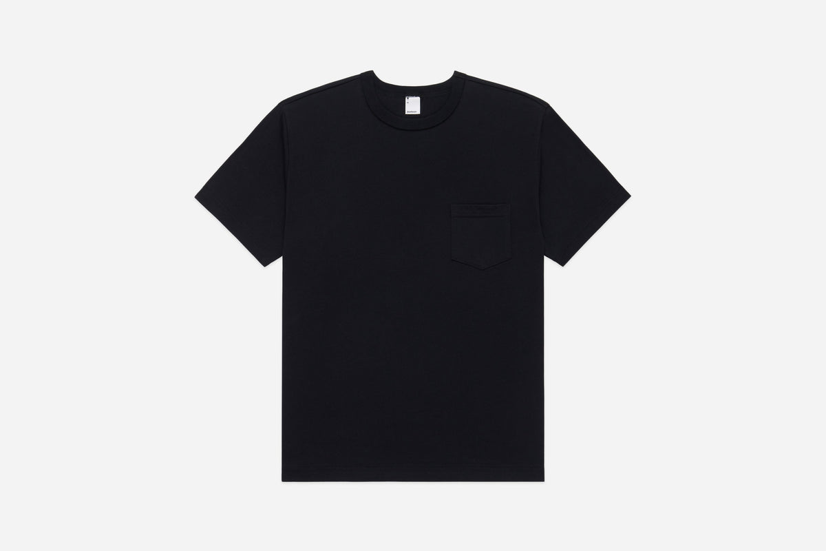 Pima Pocket T-Shirt Black (2 Pack)