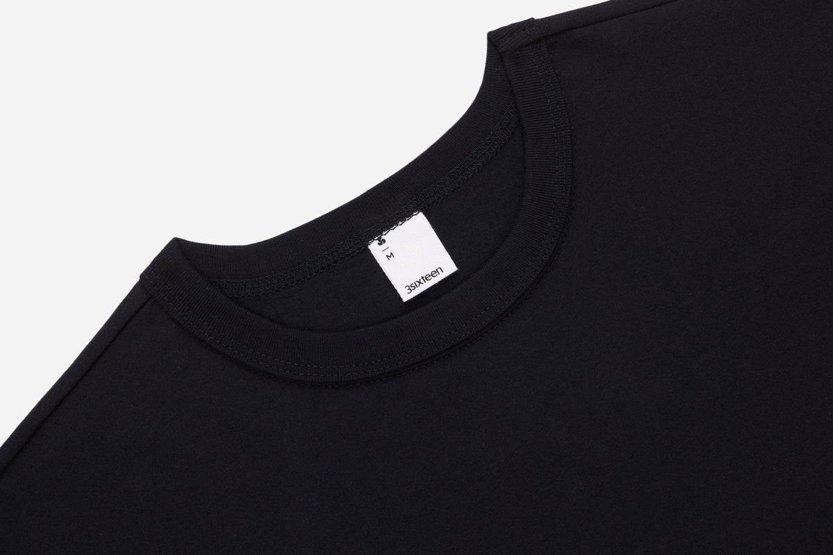 Pima Pocket T-Shirt Black (2 Pack)