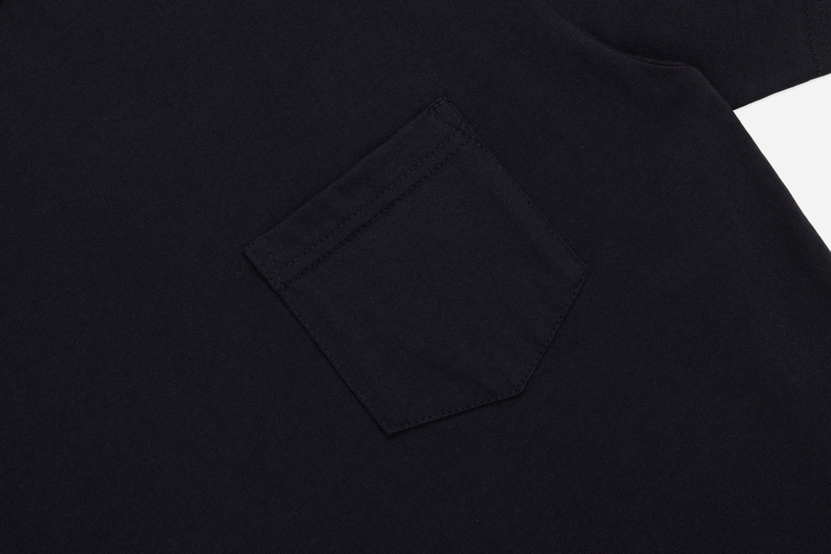 Pima Pocket T-Shirt Black (2 Pack)