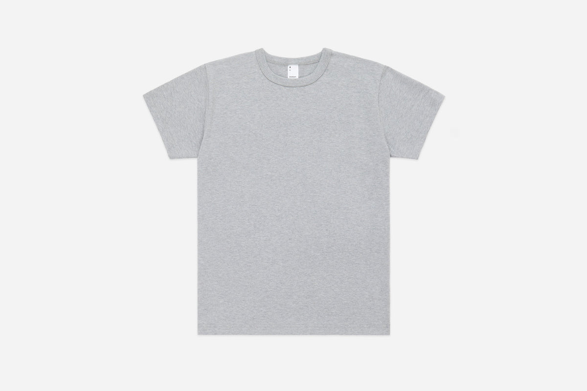 Heavyweight T-Shirt Heather Grey (2 Pack)