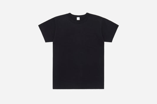 Heavyweight Pocket T-Shirt Black (2 Pack)