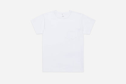 Heavyweight Pocket T-Shirt White (2 Pack)