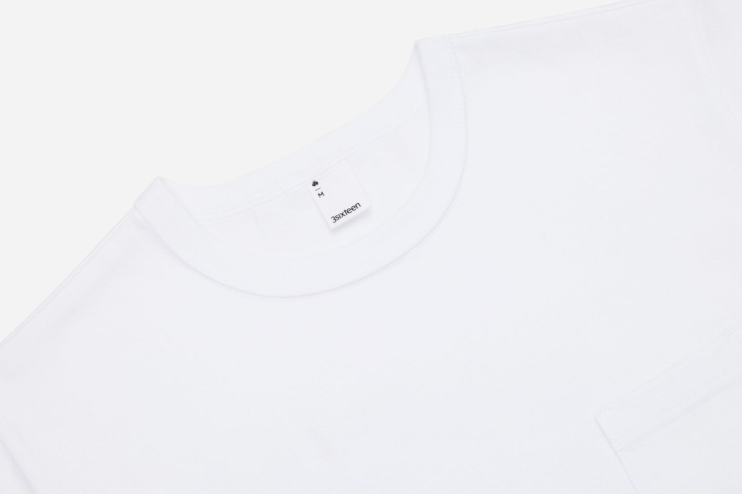 Heavyweight Pocket T-Shirt White (2 Pack)