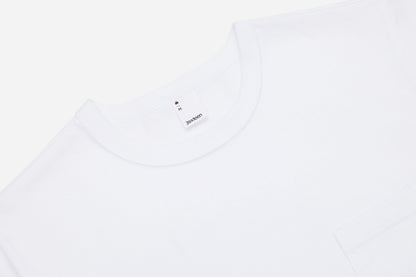 Heavyweight Pocket T-Shirt White (2 Pack)