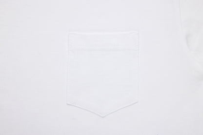 Heavyweight Pocket T-Shirt White (2 Pack)