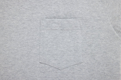 Heavyweight Pocket T-Shirt Heather Grey (2 Pack)