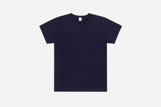 Heavyweight Pocket T-Shirt Indigo (2 Pack)