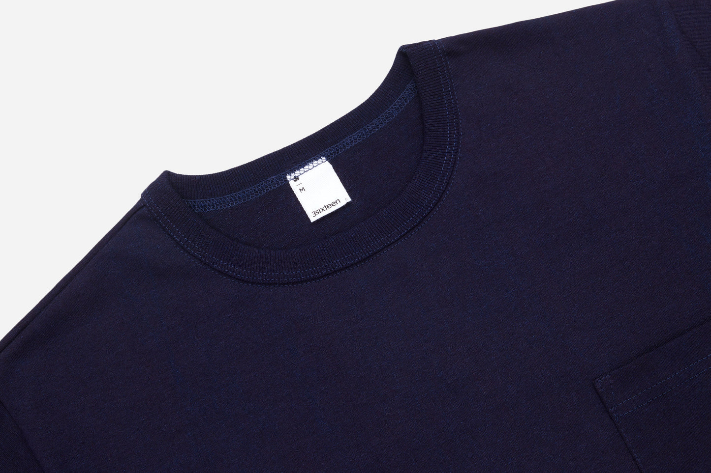 Heavyweight Pocket T-Shirt Indigo (2 Pack)