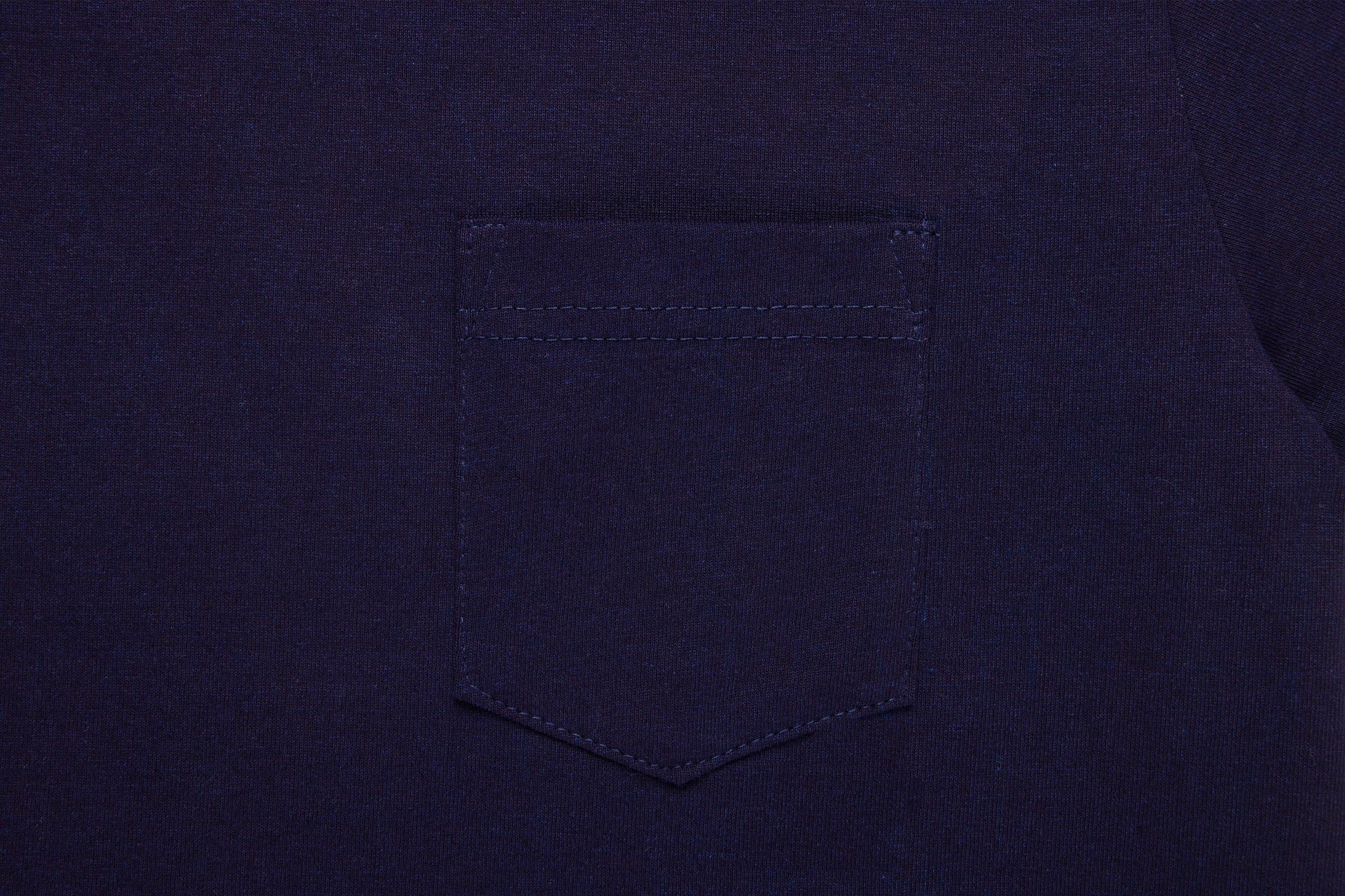 Heavyweight Pocket T-Shirt Indigo (2 Pack)