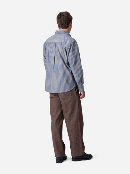 Commuter Shirt Navy/Coyote Stripe
