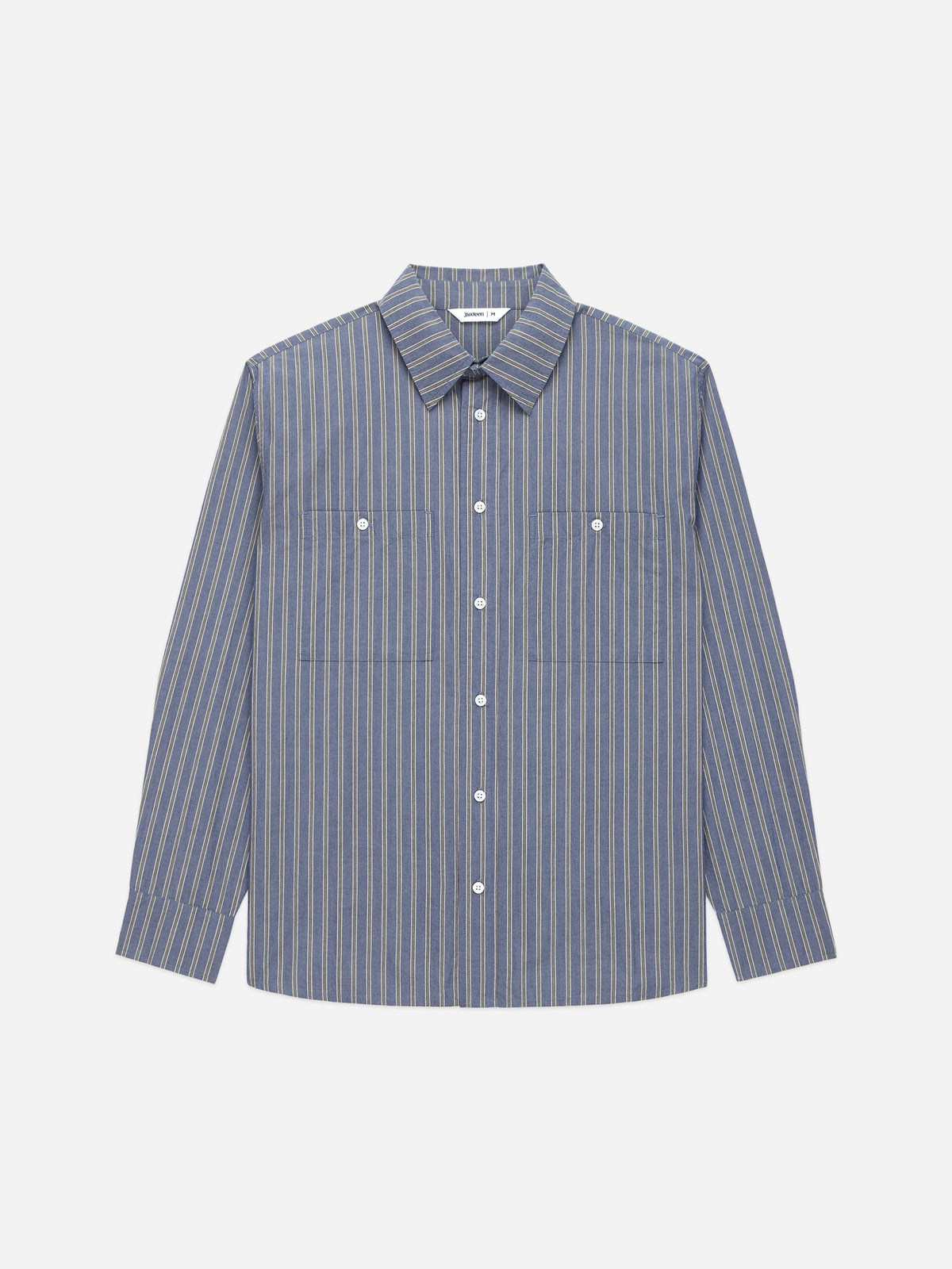 Commuter Shirt Navy/Coyote Stripe