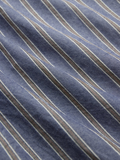 Commuter Shirt Navy/Coyote Stripe