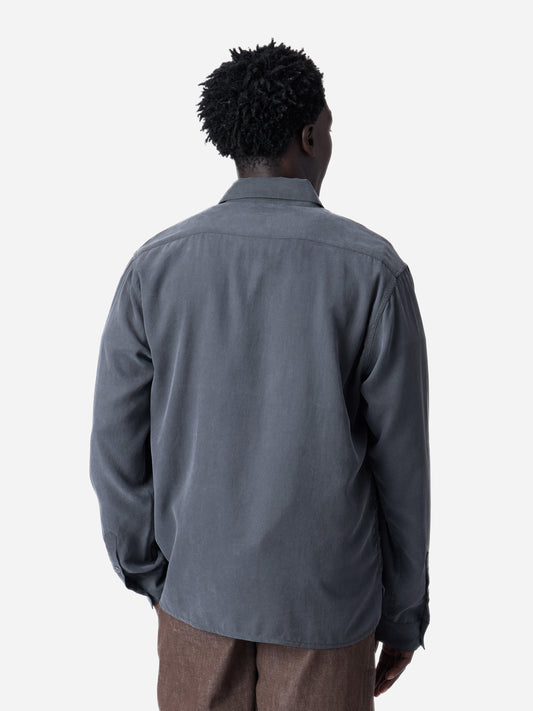 Mechanic Shirt Charcoal Lyocell