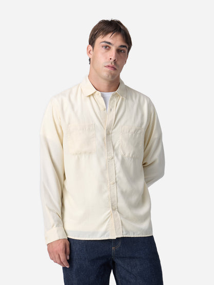 Mechanic Shirt Ivory Lyocell