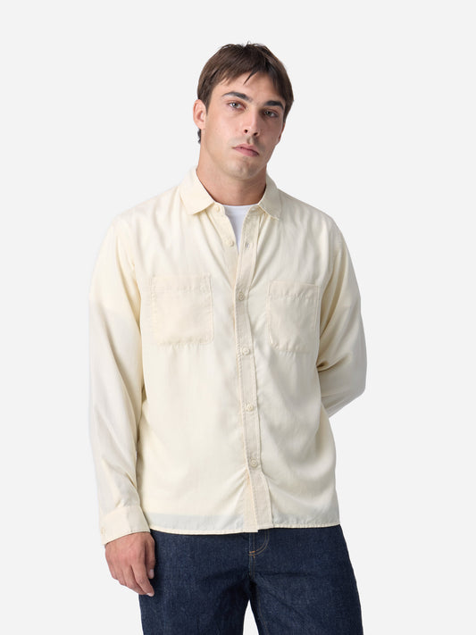 Mechanic Shirt Ivory Lyocell