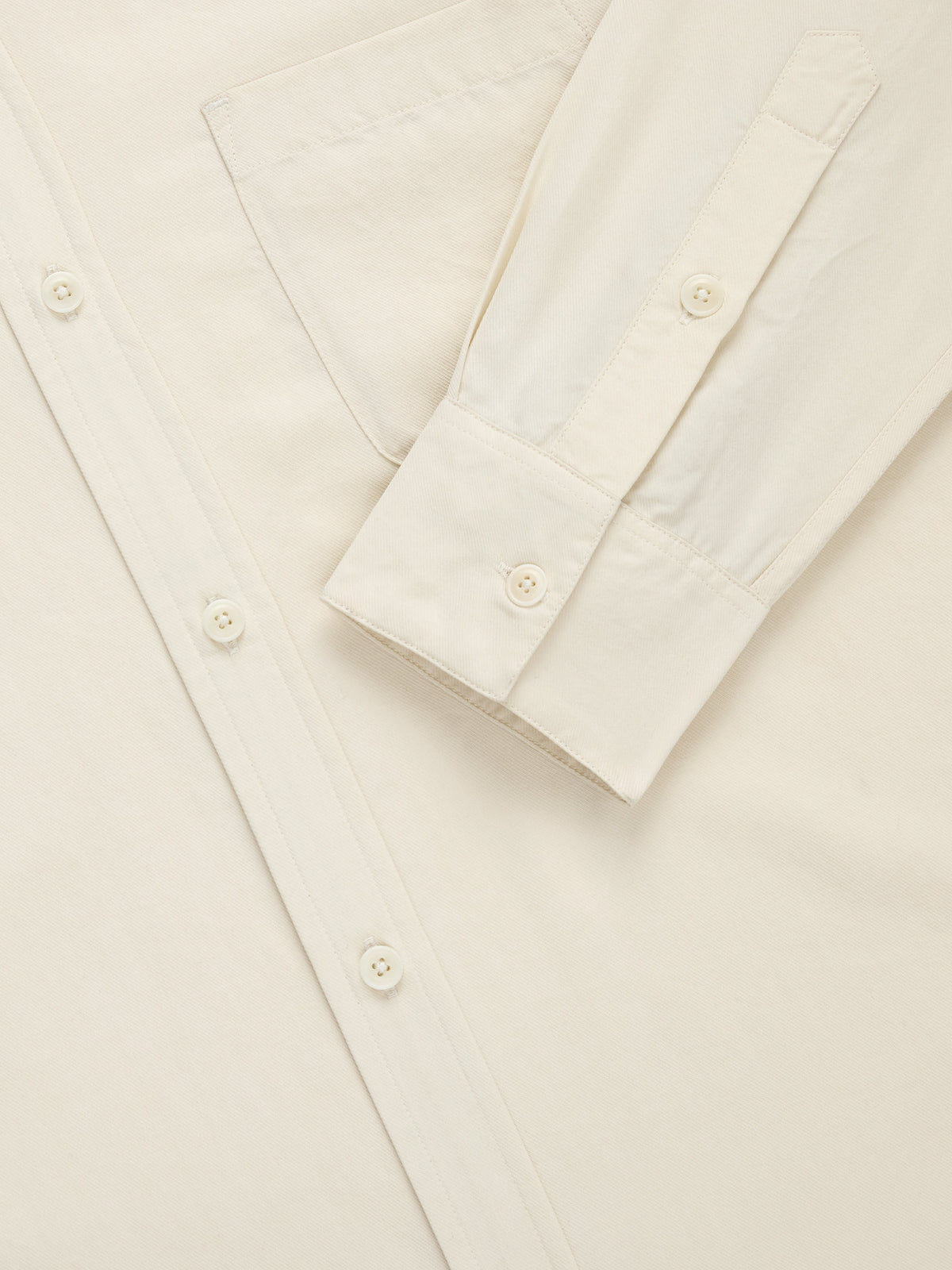 Mechanic Shirt Ivory Lyocell