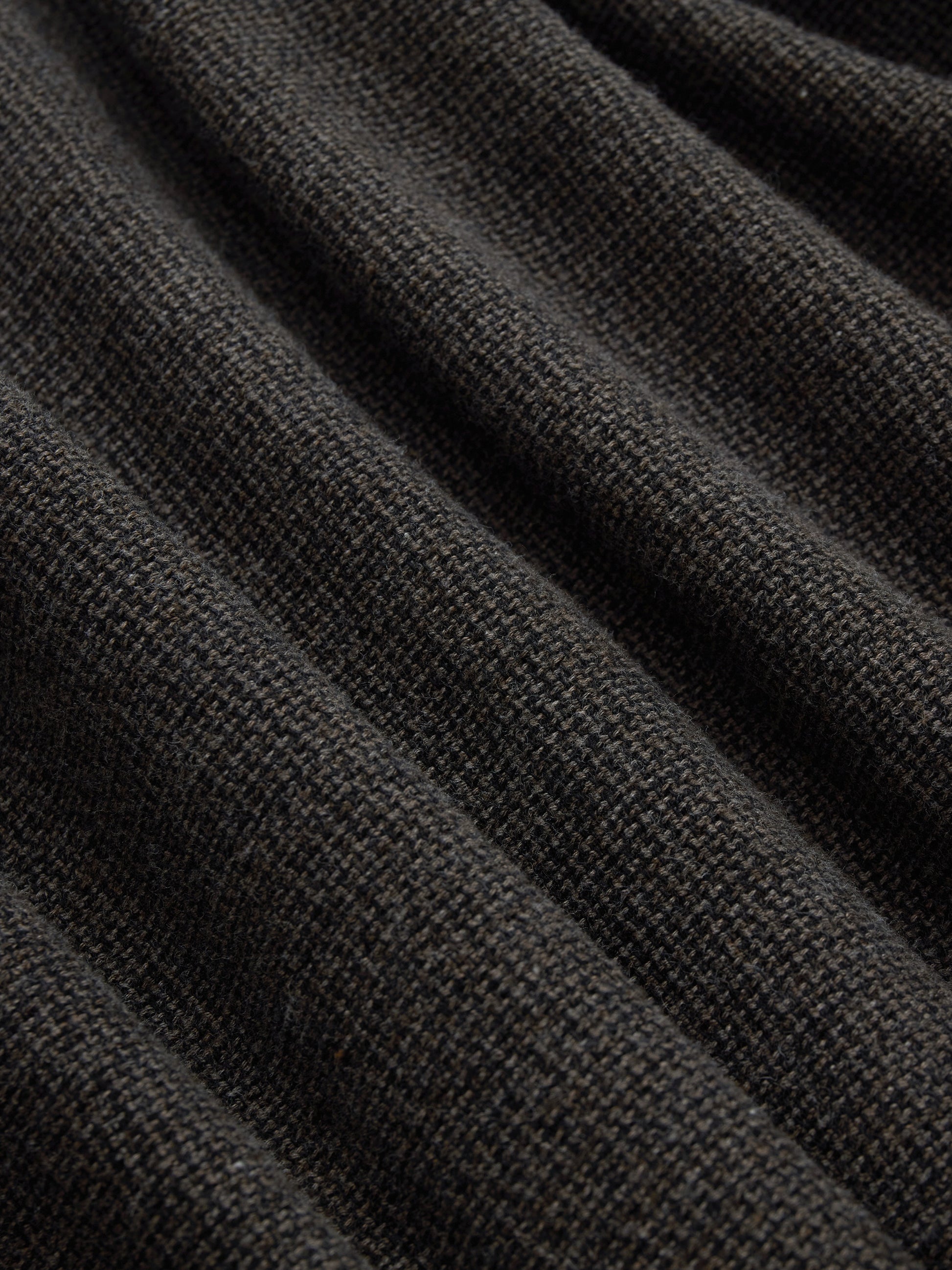 Loop Collar Shirt Chocolate Marled