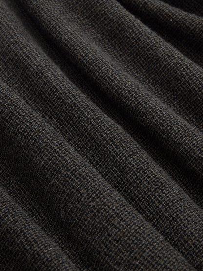 Loop Collar Shirt Chocolate Marled