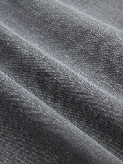 Short Sleeve Workshirt Charcoal Twill