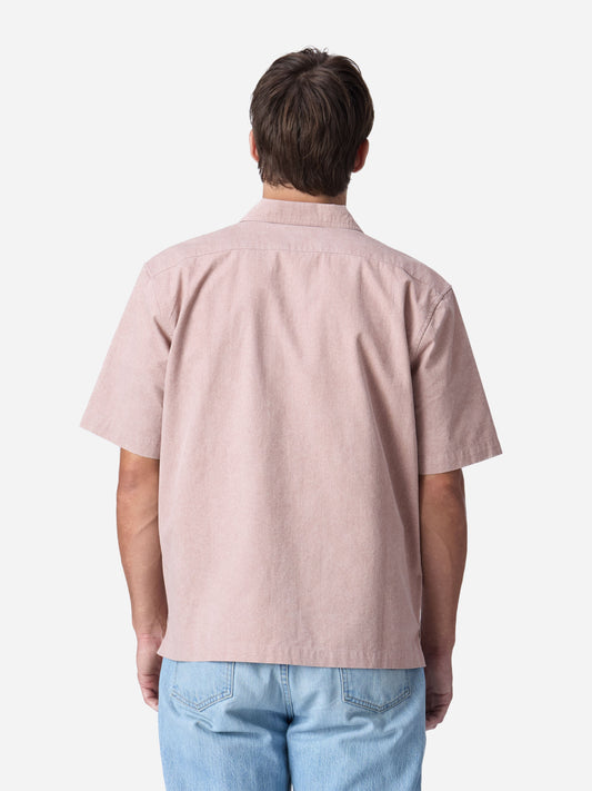 Short Sleeve Workshirt Blush Twill