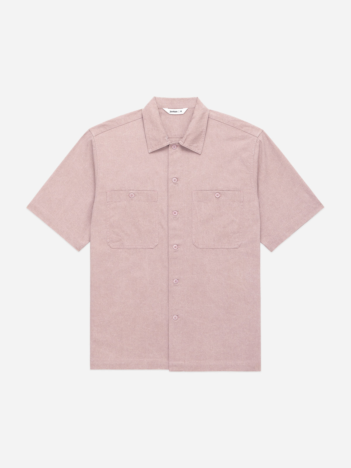 Short Sleeve Workshirt Blush Twill