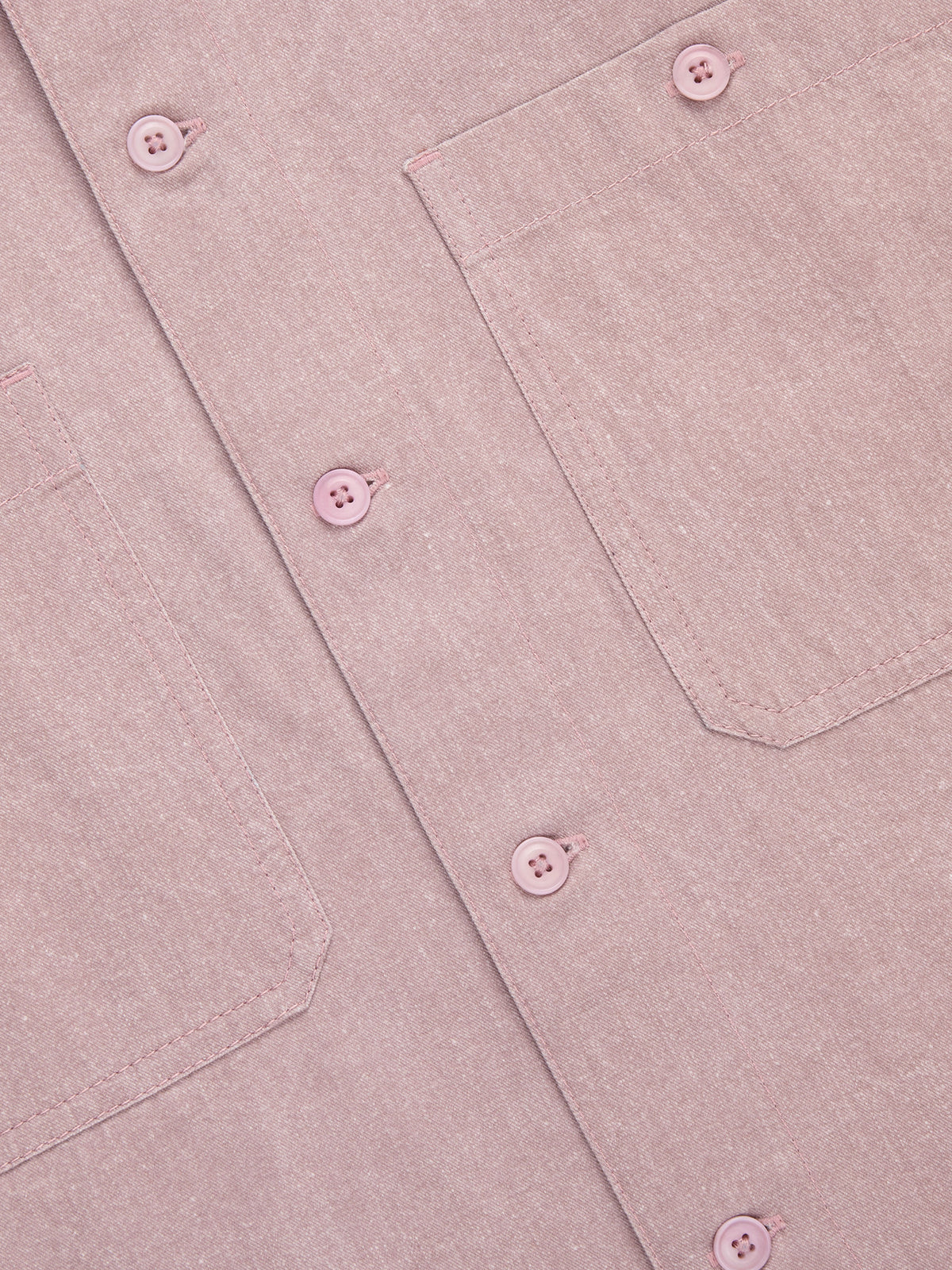 Short Sleeve Workshirt Blush Twill