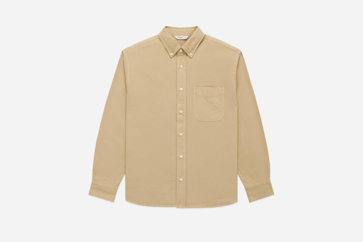Big Oxford Shirt Safari Tan