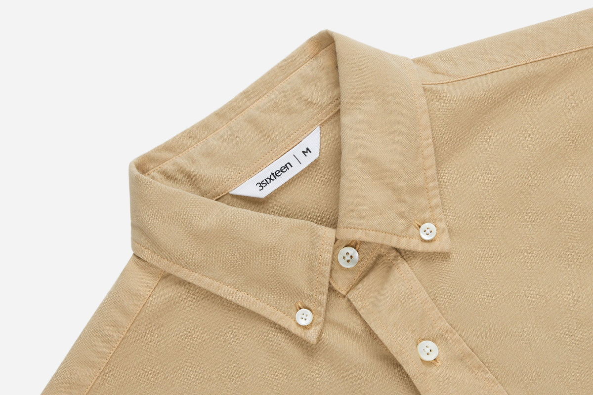 Big Oxford Shirt Safari Tan