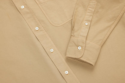 Big Oxford Shirt Safari Tan