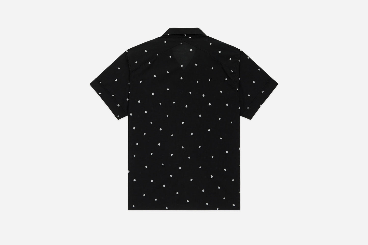 Vacation Shirt Black Polka Dot